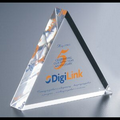 Lucite Triangle Award (4"x4"x1")